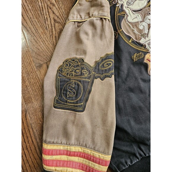 JH Design Popeye The SailorMan Street Wear Bomber Jacket Mens 3XL 2006 - Picture 10 of 16